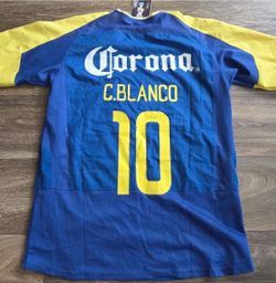 Nike Club America Aguilas 03/04 Away Cuauhthemoc Blanco Futbol Soccer Jersey Mens Size Large