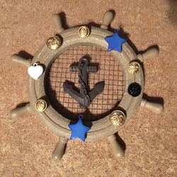 Shipwheel decorative nautical wall decor