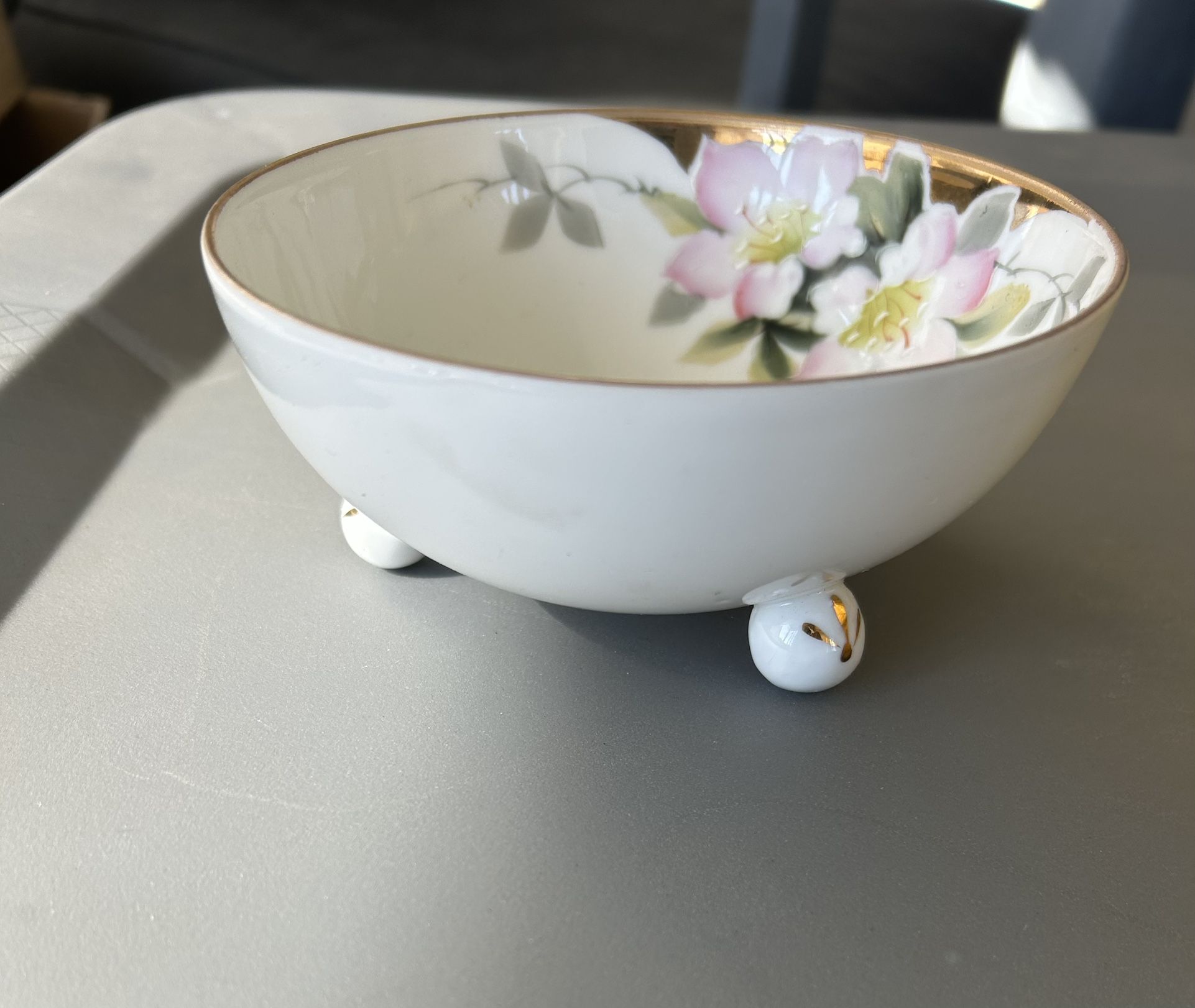 Hand Painted Nippon Porcelain Small Bowl