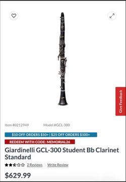 Giardinelli GCL-300  clarinet