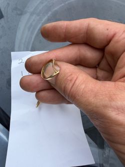 Gold and diamond rings