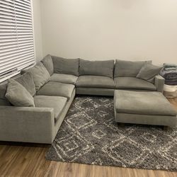 West Elm Harmony L-shaped Sectional Sofa