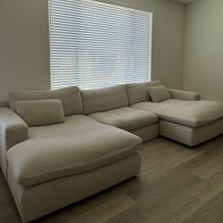 beige couch 