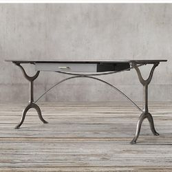 Restoration Hardware Steel Desk