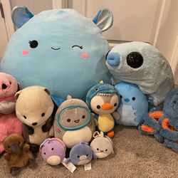 Sealife Squishmallow/Plush Bundle