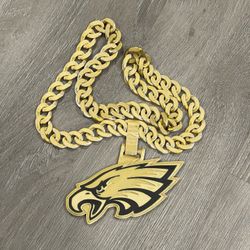 Eagles Cuban Chain 3d Printed