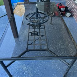 Outdoor Patio Glass Table And Chairs
