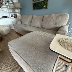 Sectional Couch with Queen Mattress 