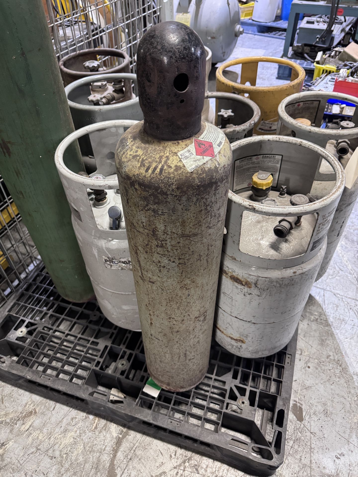 145 Cu Ft Steel Acetylene Cylinder