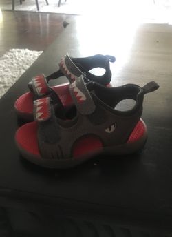 Carters shark sandals