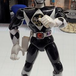 Bandai Mighty Morphin Power Rangers Black Ranger 8" Action Figure