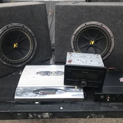 12 Inch Kicker Sound System