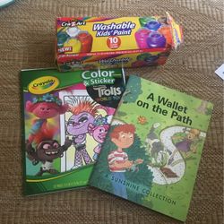 Paint And Books For Kids 