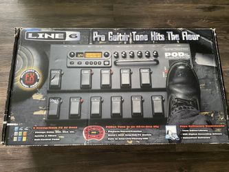 Line 6 Pod XT Live Pro Guitar Tone on the Floor - Amp Modeler Effect Processor