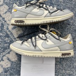 Nike Off White Dunk Lot 41 Size 12