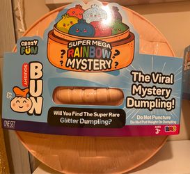 Jumbo Crazy Fun Super Mega Rainbow Mystery Squishy Dumpling Bun