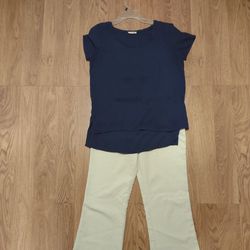 Women's dress pants and blouse