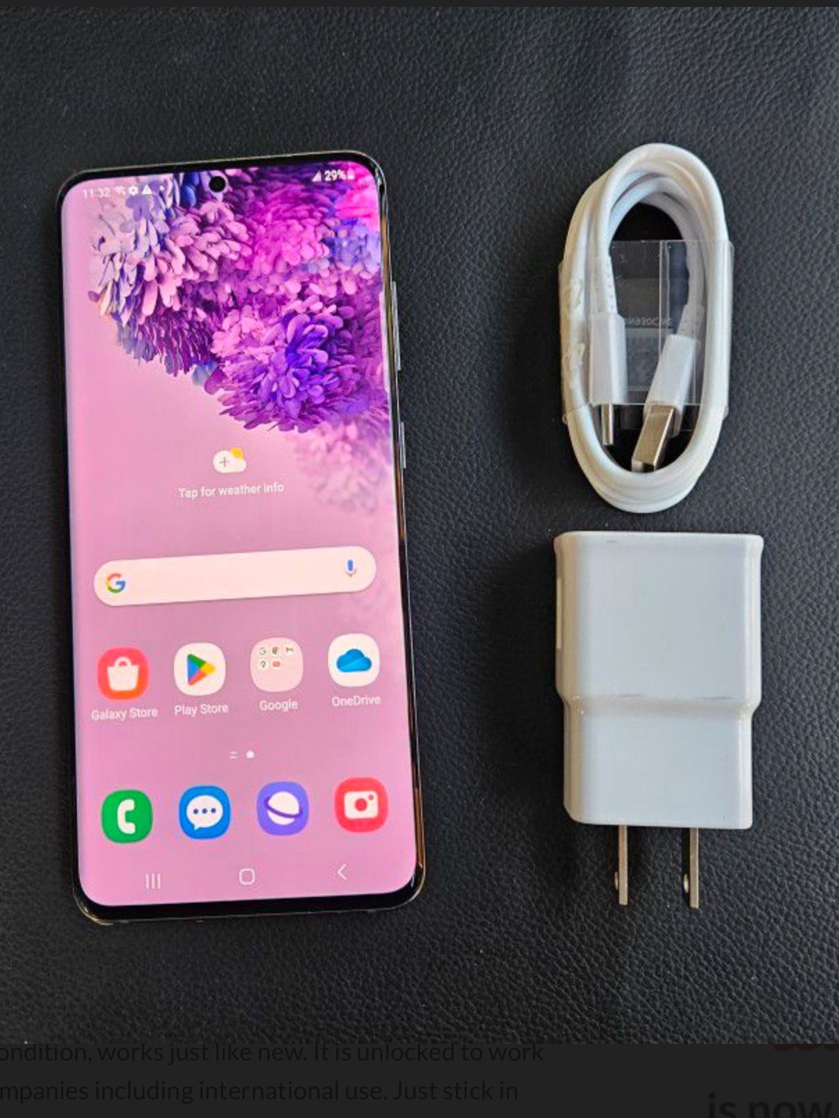 S20 Samsung Galaxy 128gb Unlocked