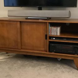 Brand New Media Console Tv stand Entertainment Center 