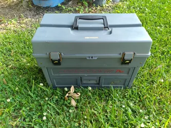 Plano LARGE Phantom Pro Gray Tackle Box Toolbox Box