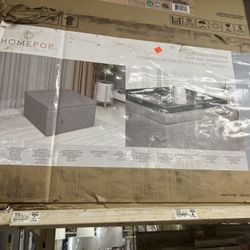 Homepop Storage Ottoman