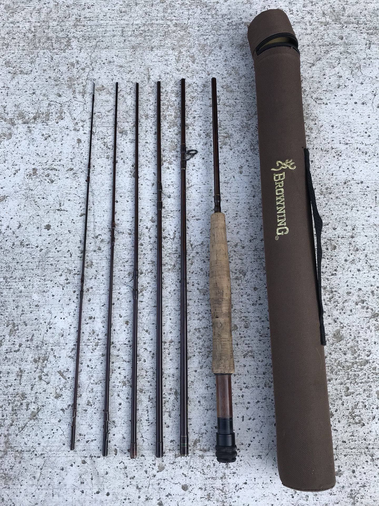 Browning fly rod and travel case