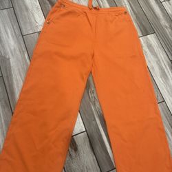 Orange True Religion Sweat Pants 