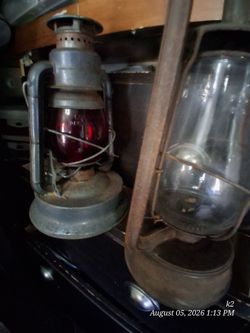 Bolth Dietz c Oil Lantern one with Red Globe