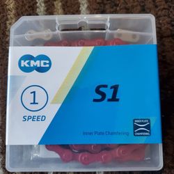 NEW Bicycle Bmx Kmc Chain Red