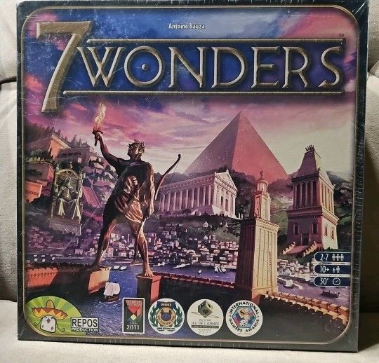 Board Games 7 Wonders OR Are You SMARTER ..  NEW & Sealed