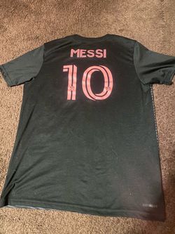 Inter Miami Messi #10 Black Soccer Jersey kids size large