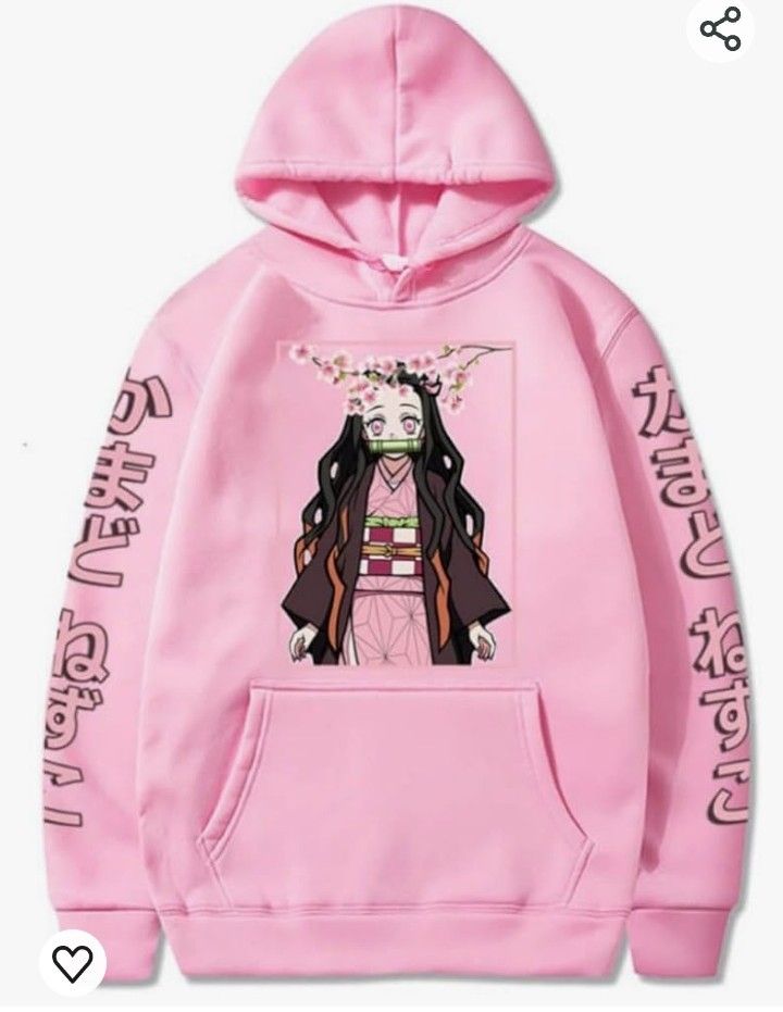 Anime Pink Hoodie Brand New