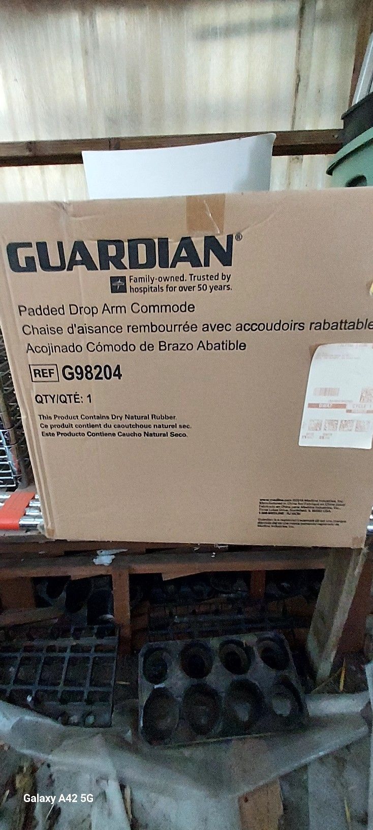 Commode Padded Arm. New Still In Box