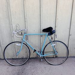 Vintage Light Blue Shimano Road Bike