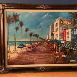 HOLLYWOOD BEACH PAINTING
