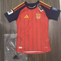 Spain 2026 Home World Cup Jersey Men’s Size S
