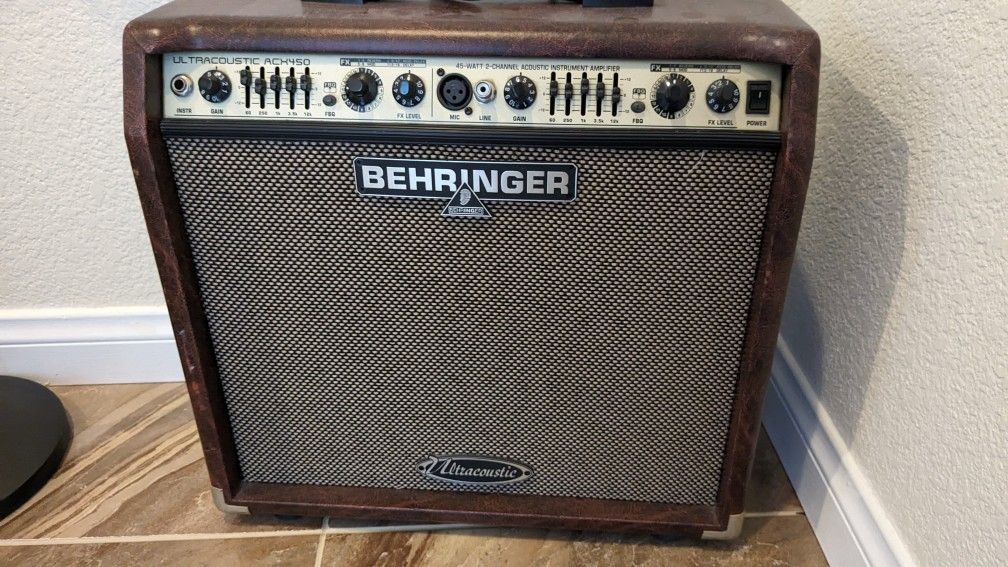 Behringer ACX450 Acoustic Guitar Amplifier 