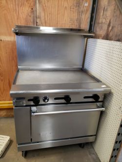 Used American Range 36"L With Griddle Top And Standard Oven Natural Gas 