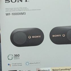 WF-1000XM3 SONY WIRELESS NOISE CANCELING EAR BUDS