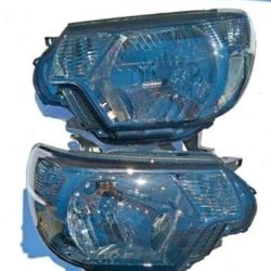 12-15 Toyota Tacoma Headlights Luces Calaveras Micas Faros Focos Faroles Headlamps