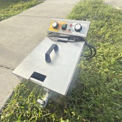 Stainless steel Electric Deep Fryer Fried Fries Maker Counter Top 