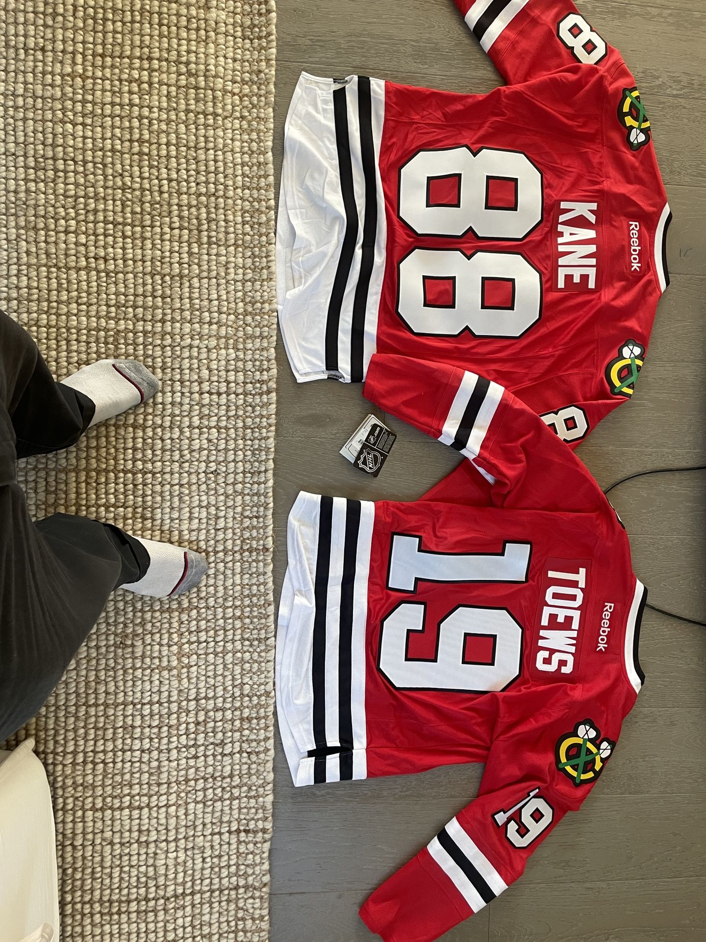 Patrick Kane Johnathan Toews Blackhawks Jersey