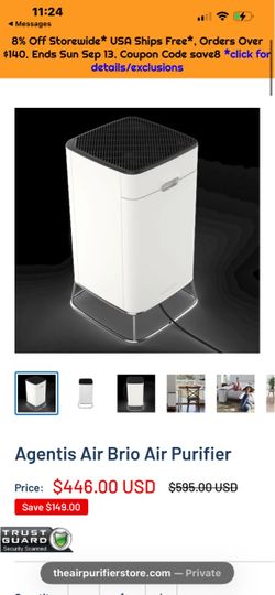 Brio air purifier brand new