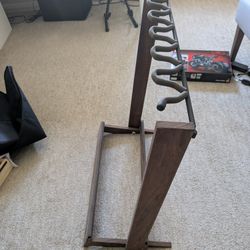 String Swing Black Walnut 6 Guitar Stand