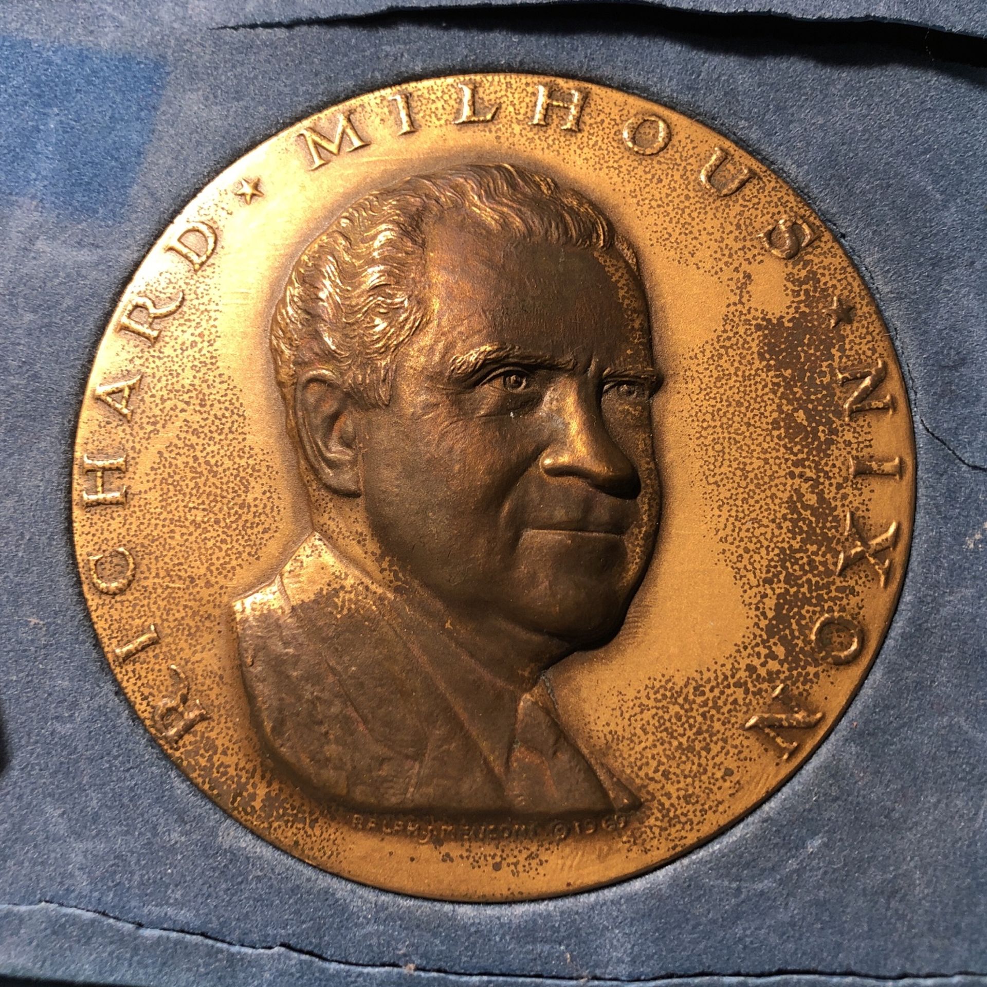 Milhous NixonThe Inaugural Medal Commemorating The inauguration Of Richard