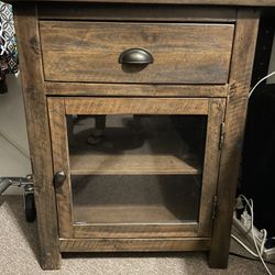 CABINET END TABLE NIGHTSTAND
