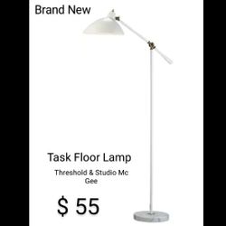 Brand New Threshold Task Floor Lamp White