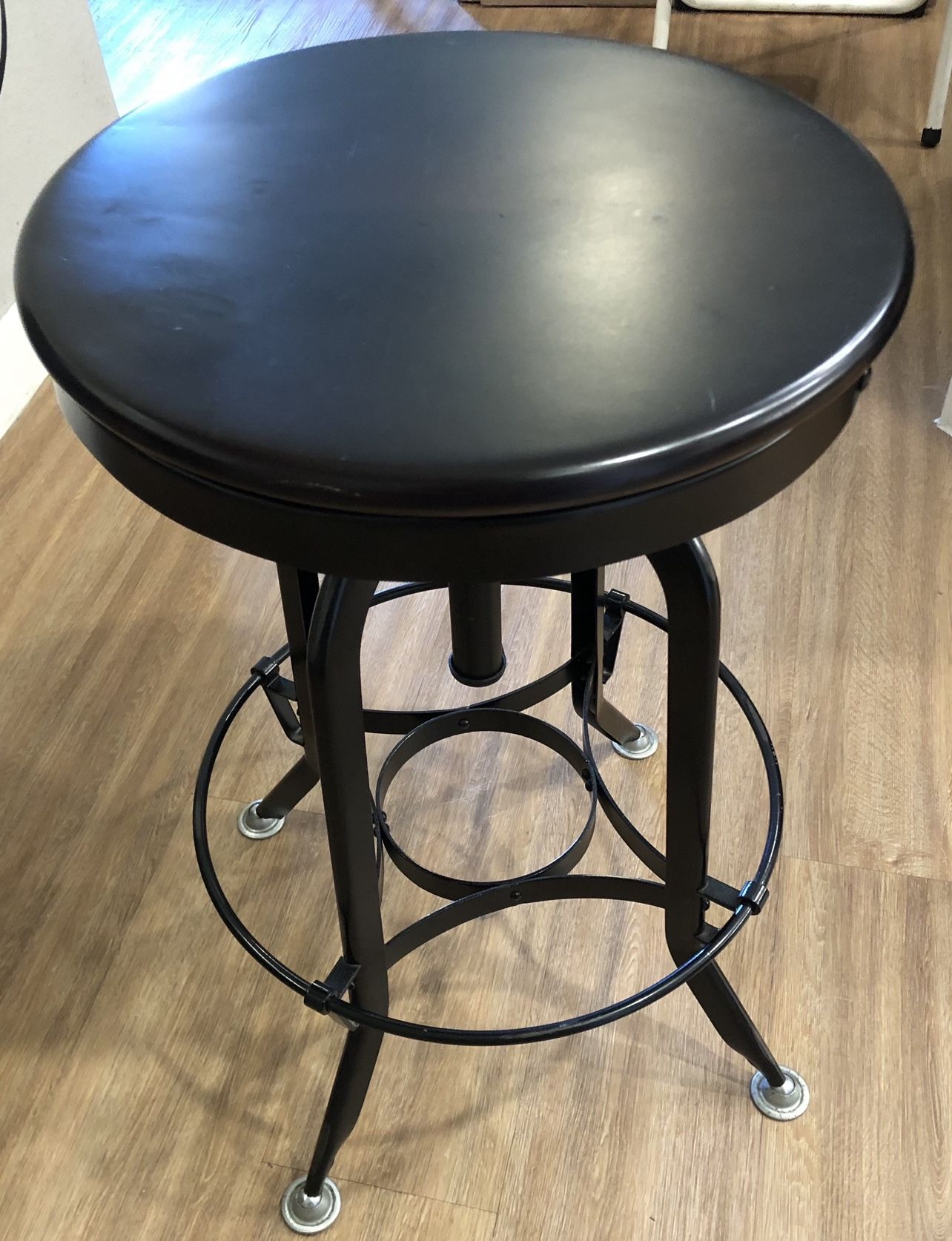 RH Industrial Modern Bar Stools (3) Adjustable Height