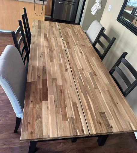 IKEA Table with 6 Chairs