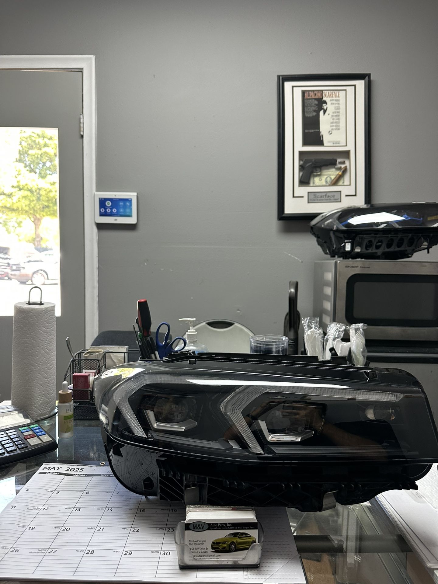 BMW M340i G20 LCI OEM SHADOWLINE RIGHT PASSENGER LED HEADLIGHT HOUSING 2023/2025